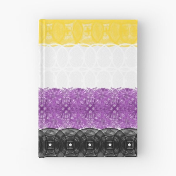 Item preview, Spirograph Patterned Non Binary Flag designed and sold by RachelEDesigns.