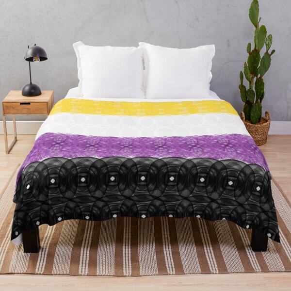 Item preview, Spirograph Patterned Non Binary Flag designed and sold by RachelEDesigns.