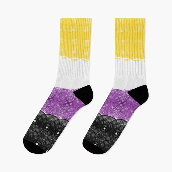Item preview, Spirograph Patterned Non Binary Flag designed and sold by RachelEDesigns.