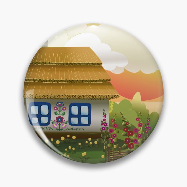 Item preview, Ukrainian traditional village hut designed and sold by IrynaPas.