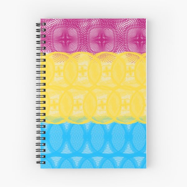 Item preview, Spirograph Patterned Pansexual Flag designed and sold by RachelEDesigns.