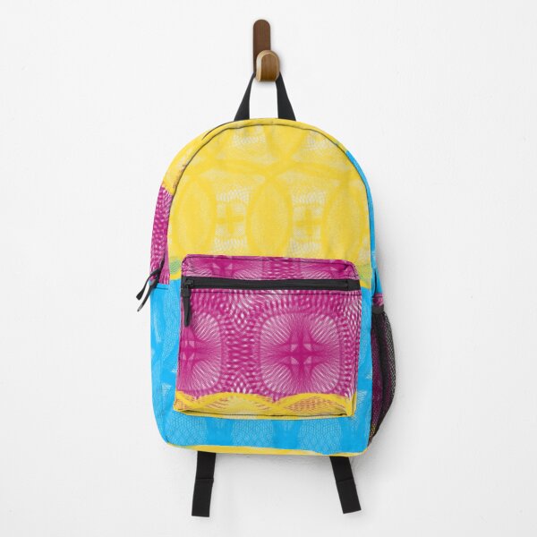 Item preview, Spirograph Patterned Pansexual Flag designed and sold by RachelEDesigns.
