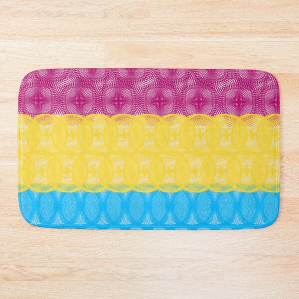 Item preview, Spirograph Patterned Pansexual Flag designed and sold by RachelEDesigns.