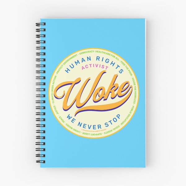 Artikelvorschau, PMD00819 Das Woke Human Rights Activist-Design von Progressive Movement Designs zeigt, dass Sie aufgewacht sind und progressive politische Ziele für unabhängige Demokraten und Anhänger von Bernie Sanders unterstützen. entworfen und verkauft von ProgressiveLeft.