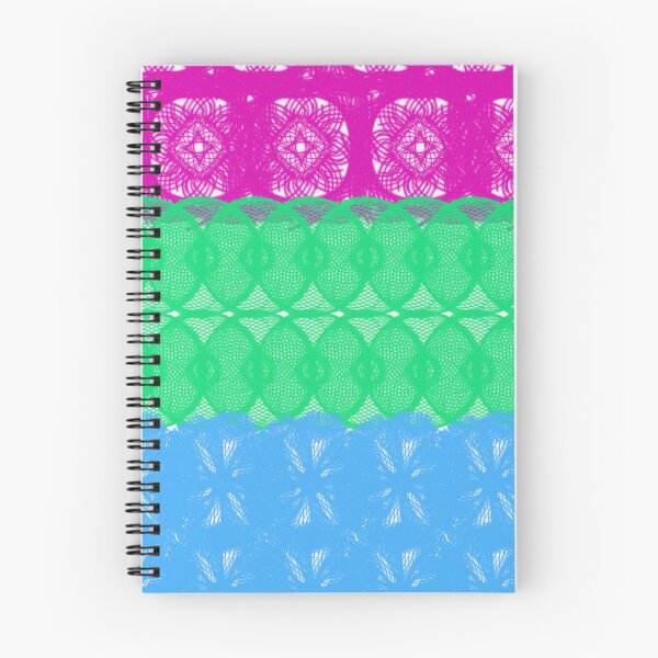 Item preview, Spirograph Patterned Polysexual Flag designed and sold by RachelEDesigns.