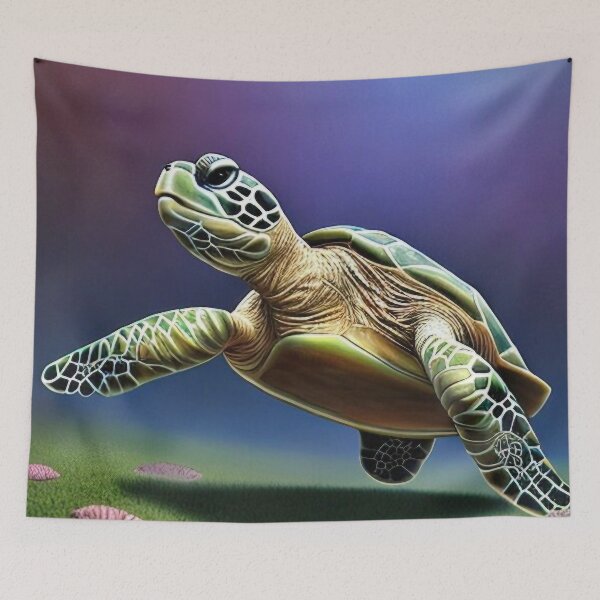 Item preview, Fascinating Water Turtle designed and sold by M-Lin.