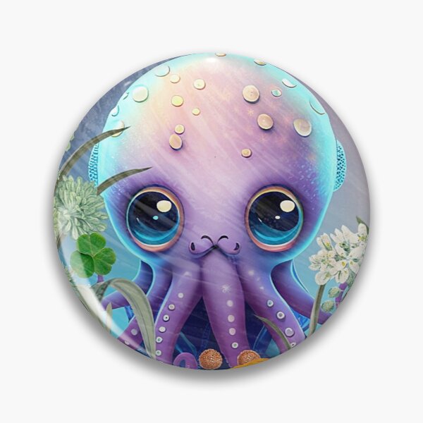 Item preview, Arte de collage digital 'Octopus's Garden' designed and sold by helenvjames.