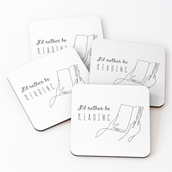 Item preview, Rather Be Reading line art designed and sold by jechaiyells.