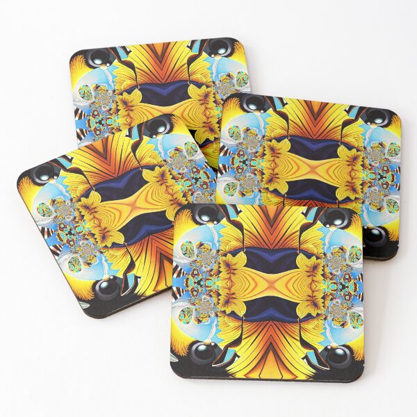 Item preview,  *Funny Abstract Bee On A Sunflower Summer Blue Sky Painting* designed and sold by Ralek.