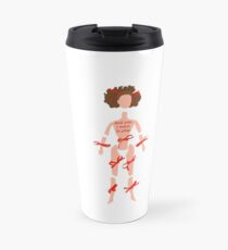 dexter barbie with quote Travel Mug