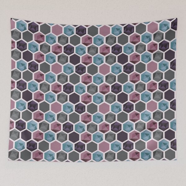Item preview, Rough gems of hexagonia designed and sold by Linziloop.