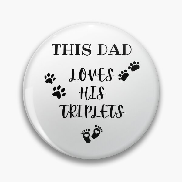 Item preview, This Dad Loves His Triplets designed and sold by UsamaRana.