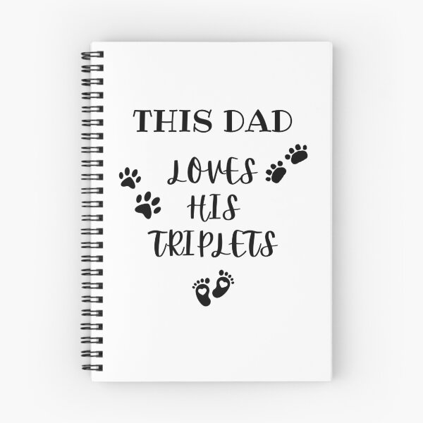 Item preview, This Dad Loves His Triplets designed and sold by UsamaRana.