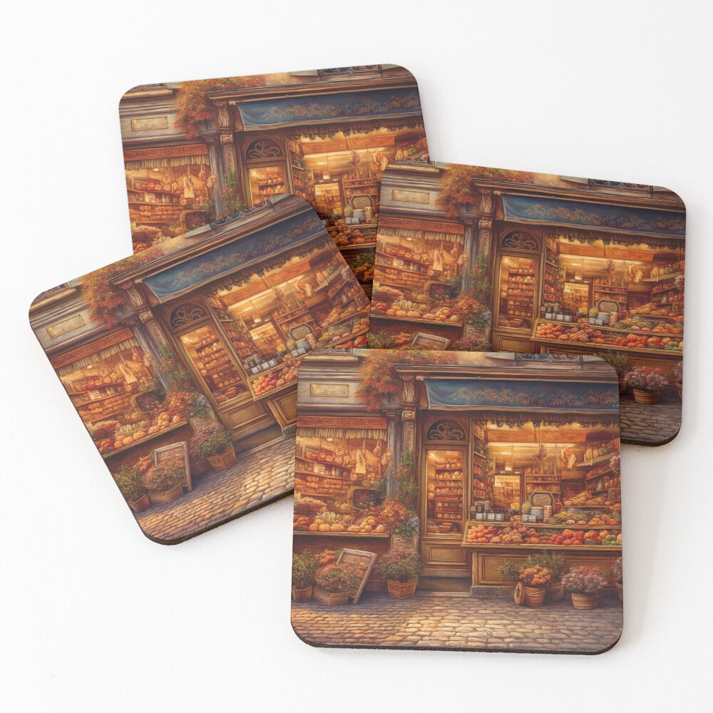 Item preview, Coasters (Set of 4) designed and sold by phatpuppyart.