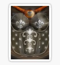 Fleur de lys Armour Sticker