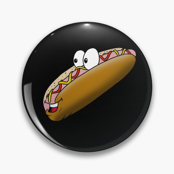 Item preview, Appetizing cartoon hotdog designed and sold by Galfi.