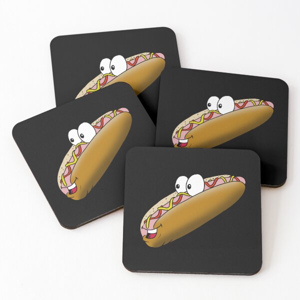 Item preview, Appetizing cartoon hotdog designed and sold by Galfi.