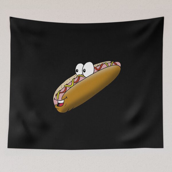 Item preview, Appetizing cartoon hotdog designed and sold by Galfi.