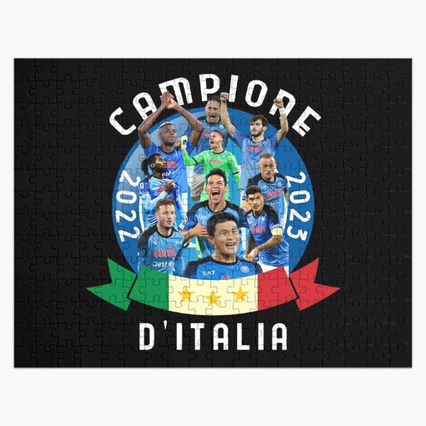 Stampitaly Scudetto Napoli Calcio 2023 Puzzle-Go 13x15cm