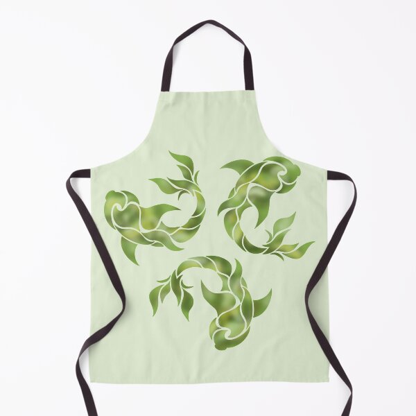 Item preview, three green tribal fish designed and sold by octo-PS.