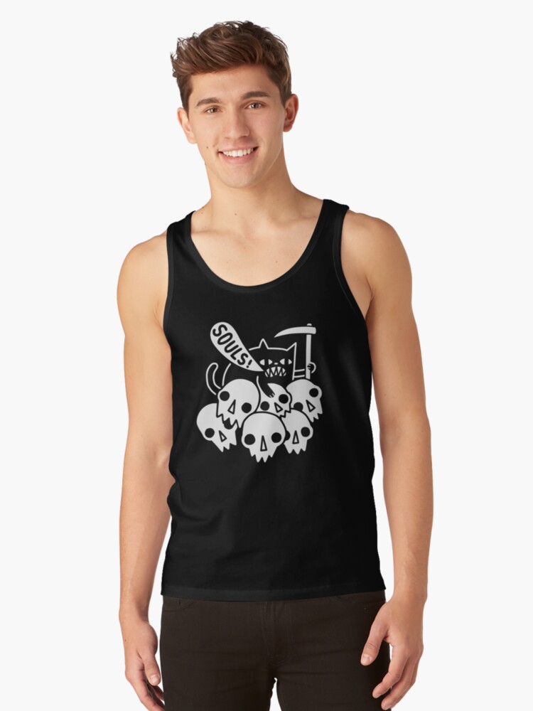 Thumbnail 1 of 3, Tank Top, Cat Got Your Soul? designed and sold by obinsun.