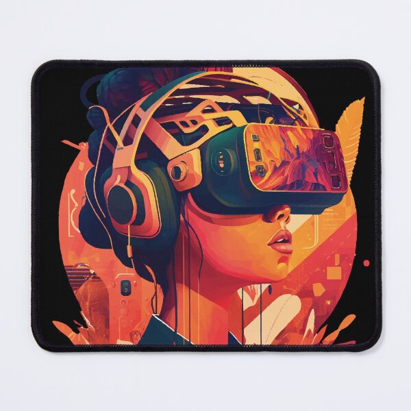 Item preview, Virtual Reality Woman: without a background designed and sold by Relephants.
