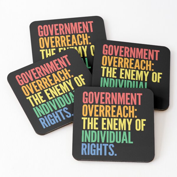 Item preview, Government overreach: the enemy of individual rights. designed and sold by SweetLog.