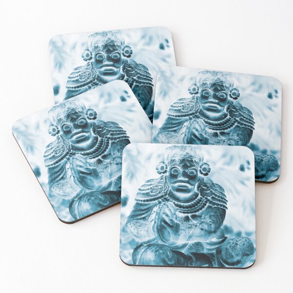 Item preview, Bali street art - Cyanotype of a statue designed and sold by AlbanePhoto.