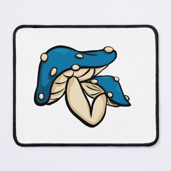 Item preview, Blue Mushrooms designed and sold by HoneyBrieeeArt.