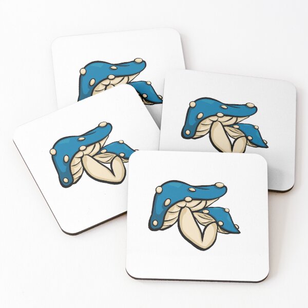 Item preview, Blue Mushrooms designed and sold by HoneyBrieeeArt.