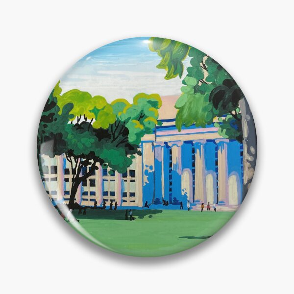 Item preview, Art of MIT's Killian Court - Strolling Students - Acrylic Marker Illustration designed and sold by WrenInFlight.