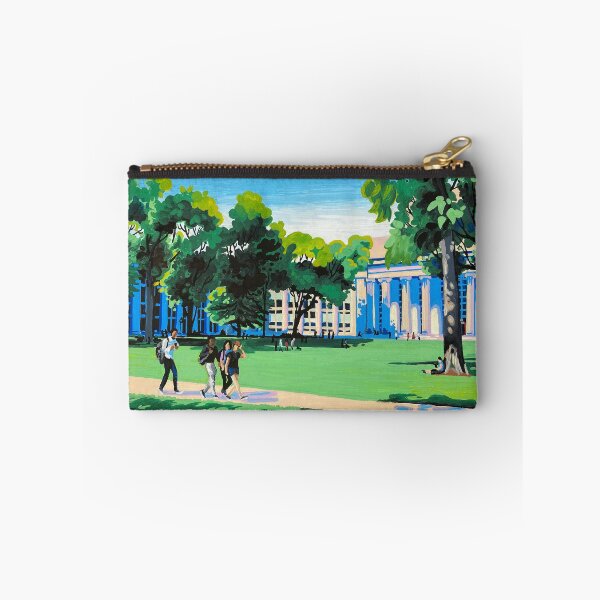 Item preview, Art of MIT's Killian Court - Strolling Students - Acrylic Marker Illustration designed and sold by WrenInFlight.