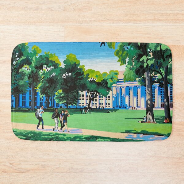 Item preview, Art of MIT's Killian Court - Strolling Students - Acrylic Marker Illustration designed and sold by WrenInFlight.