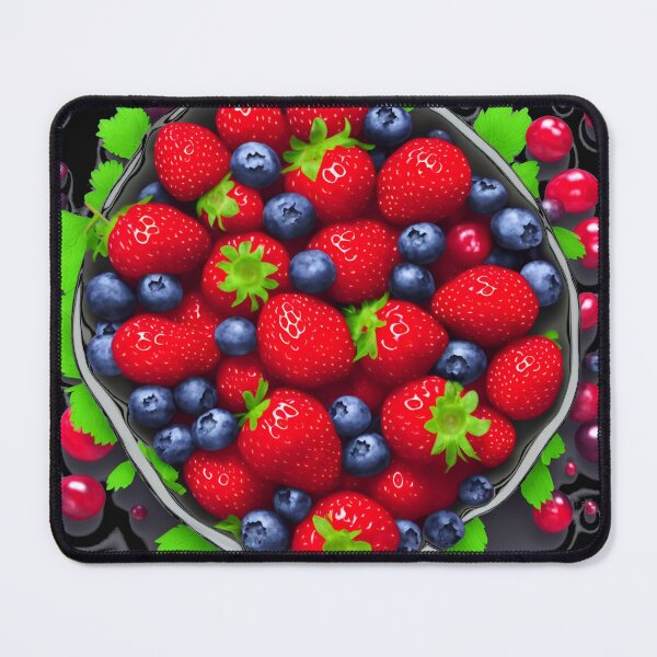 Item preview, Fruits Pattern Blueberries Strawberries Cranberries - Fruits designed and sold by internlvisions.