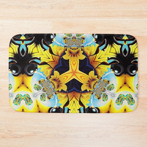 Item preview,  *Funny Abstract Bee On A Sunflower Summer Blue Sky Painting* designed and sold by Ralek.