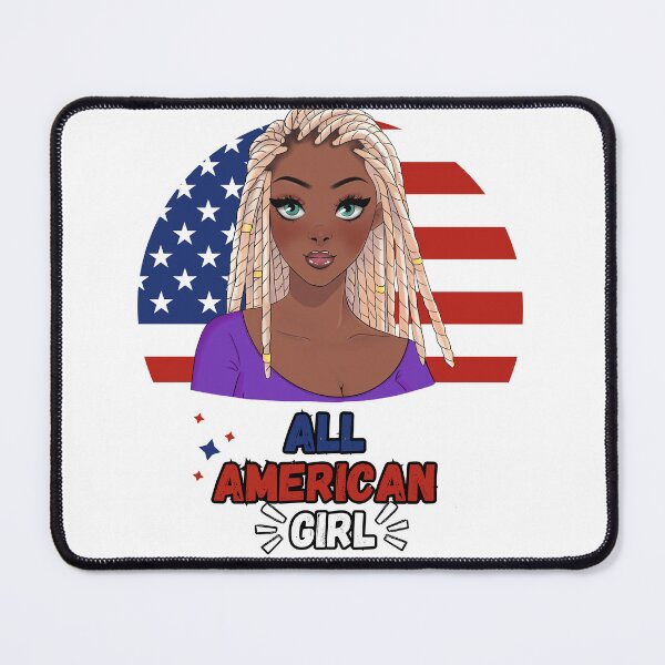 Item preview, All American Girl Fitted  designed and sold by CREATIVELEANS ⭐️⭐️⭐️⭐️⭐️.
