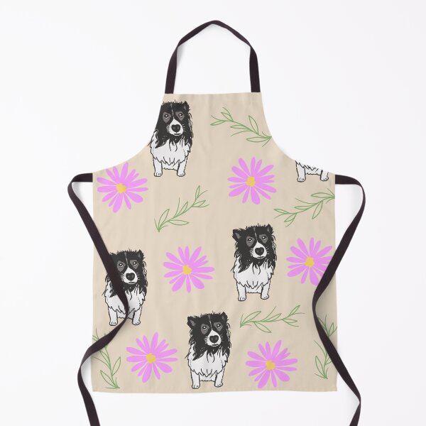 Item preview, Border Collie Dog with Spring Flower Pattern designed and sold by SeasonalDogs.