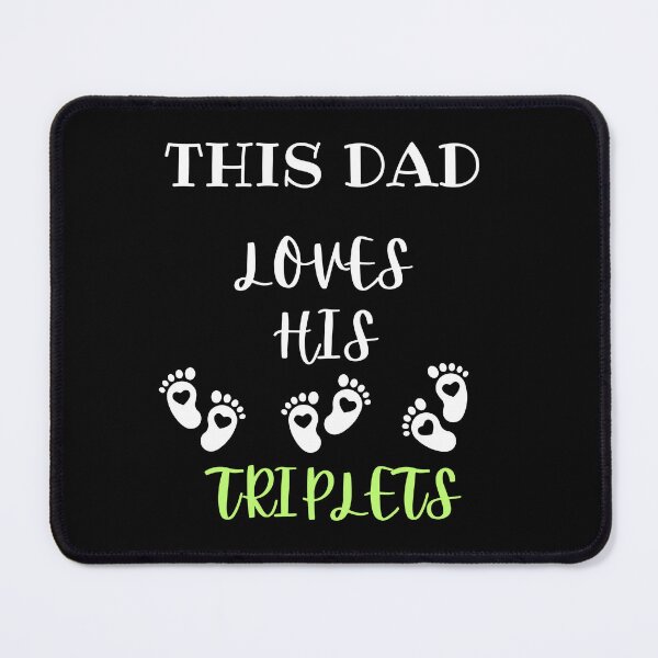 Item preview, This Dad Loves His Triplets designed and sold by UsamaRana.