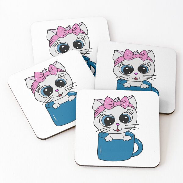 Artikelvorschau, Süße Katze in Teetasse entworfen und verkauft von Eolithic.