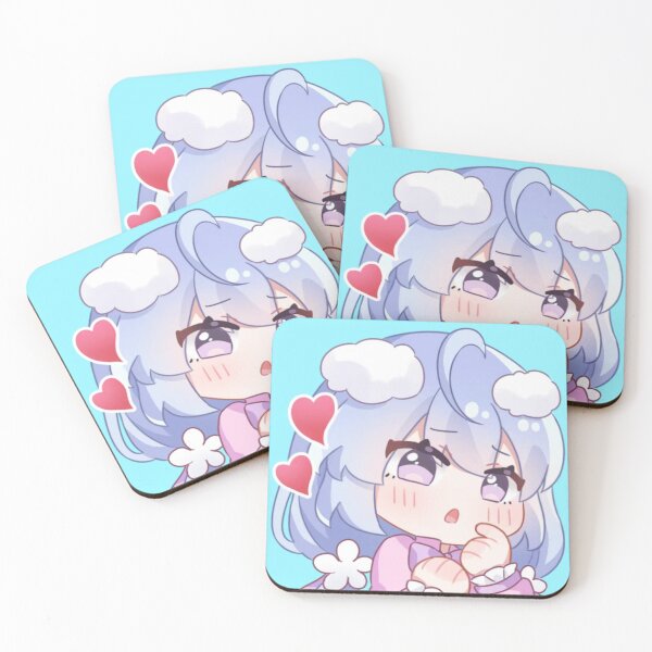 Item preview, V tuber Levy Premium emoji sticker blushing designed and sold by LevyxMyt.