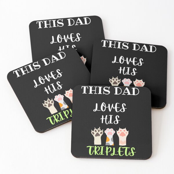 Item preview, This Dad Loves His Triplets designed and sold by UsamaRana.