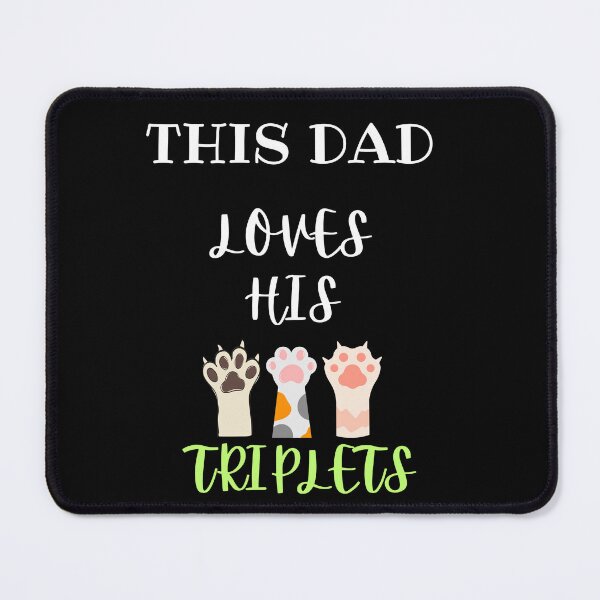 Item preview, This Dad Loves His Triplets designed and sold by UsamaRana.
