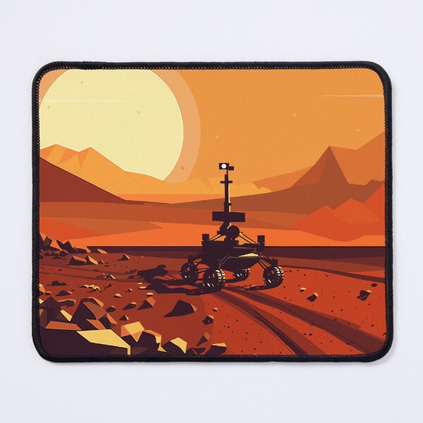 Item preview, Mars Rover Vector Illustration designed and sold by blackdogshop.
