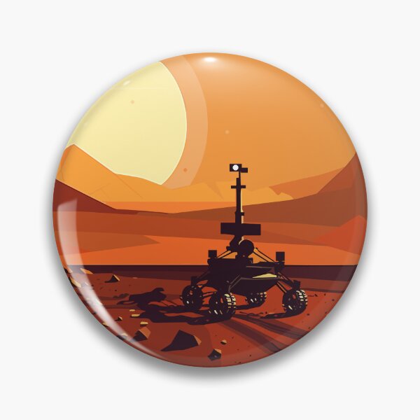 Item preview, Mars Rover Vector Illustration designed and sold by blackdogshop.
