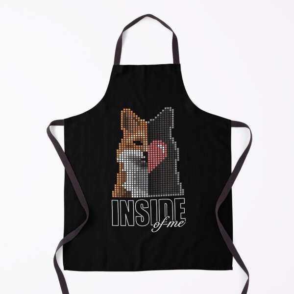 Item preview, Inside of me heart fox digital pixel art Minecraft design designed and sold by SetthaSK.