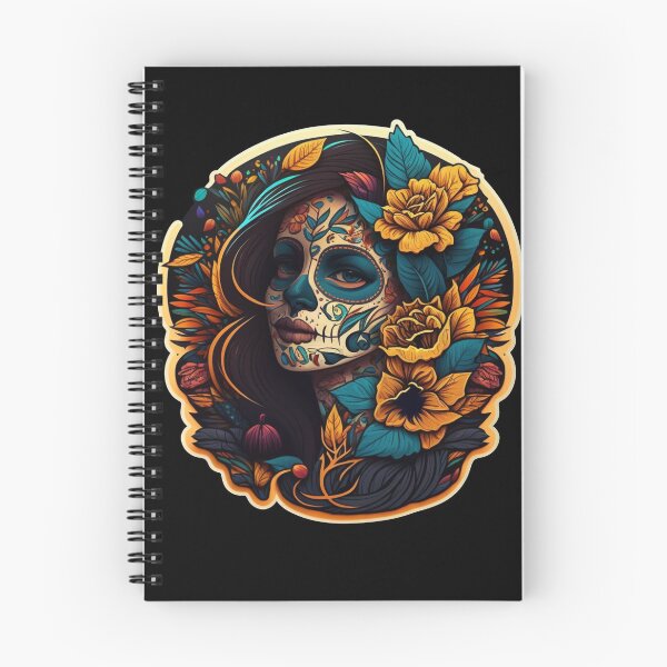 Item preview, Dia de Los Muertos Illustration (Version 2)  designed and sold by SvahaDesigns.