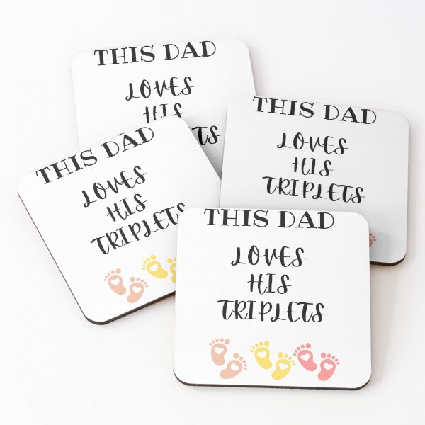Item preview, This Dad Loves His Triplets designed and sold by UsamaRana.