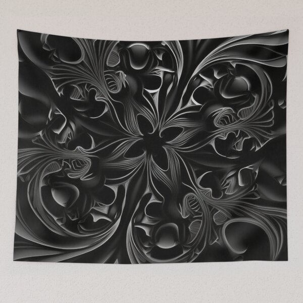 Item preview, Black Geometric Pattern designed and sold by zoldi.