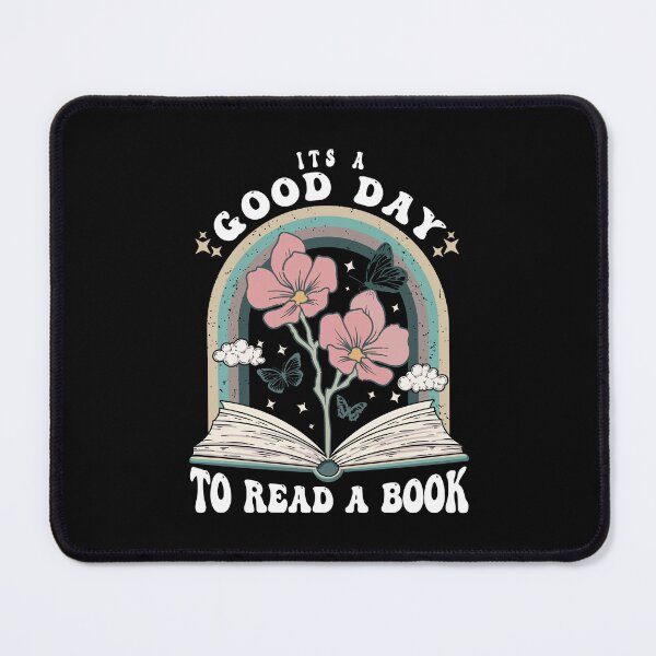 Item preview, It's a Good Day to Read a Book Funny Women Floral Book Lover designed and sold by JUSTBEELEGANT.