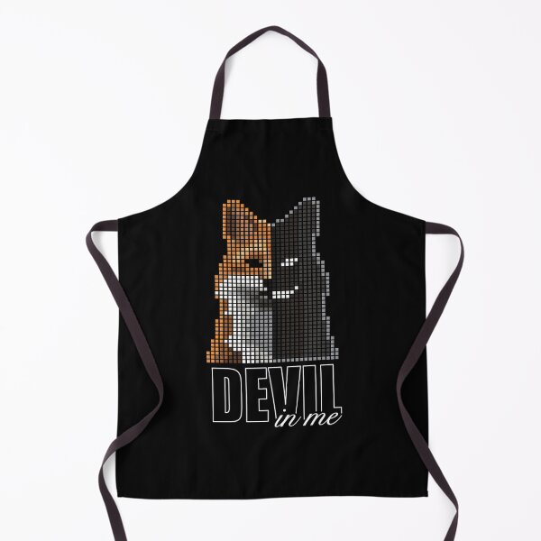 Item preview, Devil in me fox digital pixel art Minecraft design designed and sold by SetthaSK.